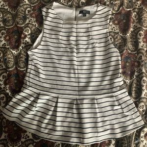 XXL Mossimo Striped Peplum Top